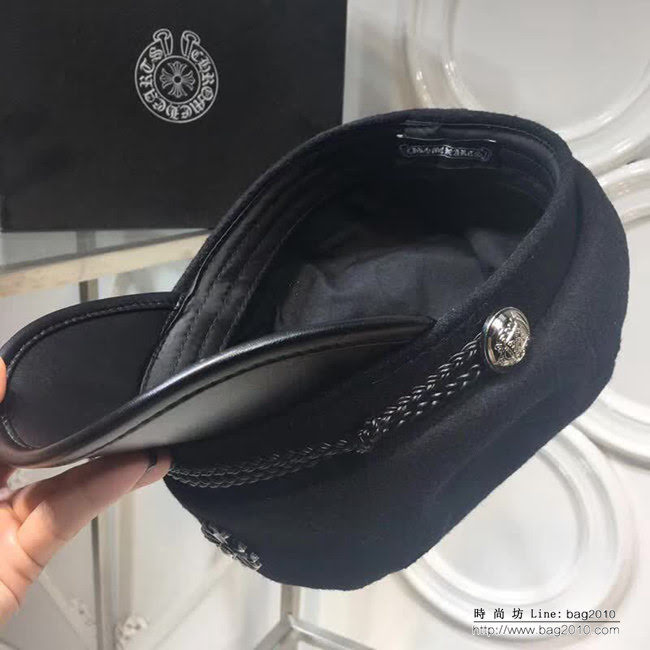 克羅心Chrome Hearts 跑量款 秋季新款鴨舌軍帽 LLWJ7012